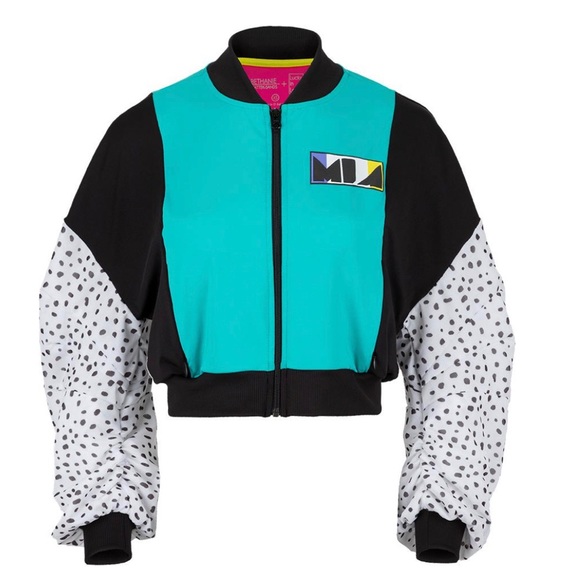 Lucky in Love Tops - NWOT Lucky in love + BMS Women's Mia
Cropped Tennis Bomber Jacket.